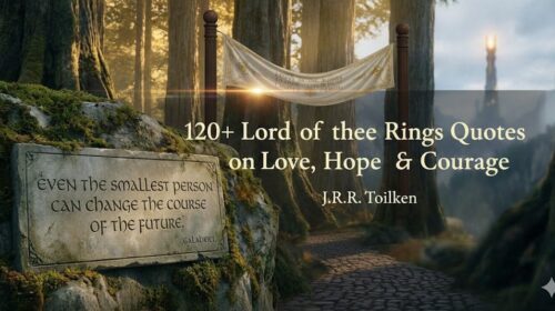 120+ Lord of the Rings Quotes on Love, Hope & Courage — J.R.R. Tolkien