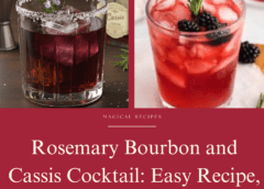 Rosemary Bourbon and Cassis Cocktail: Easy Recipe, Tips & Variations
