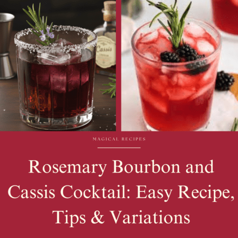 Rosemary Bourbon and Cassis Cocktail: Easy Recipe, Tips & Variations