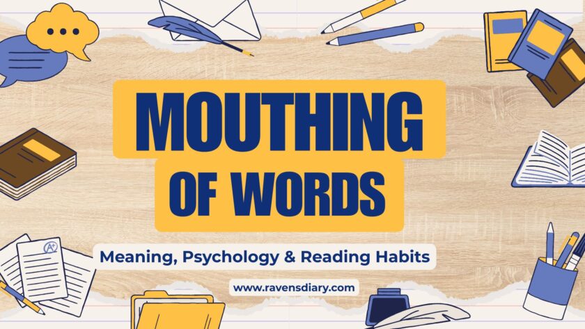 Why Do People Mouthing of Words? Meaning, Psychology & Reading Habits