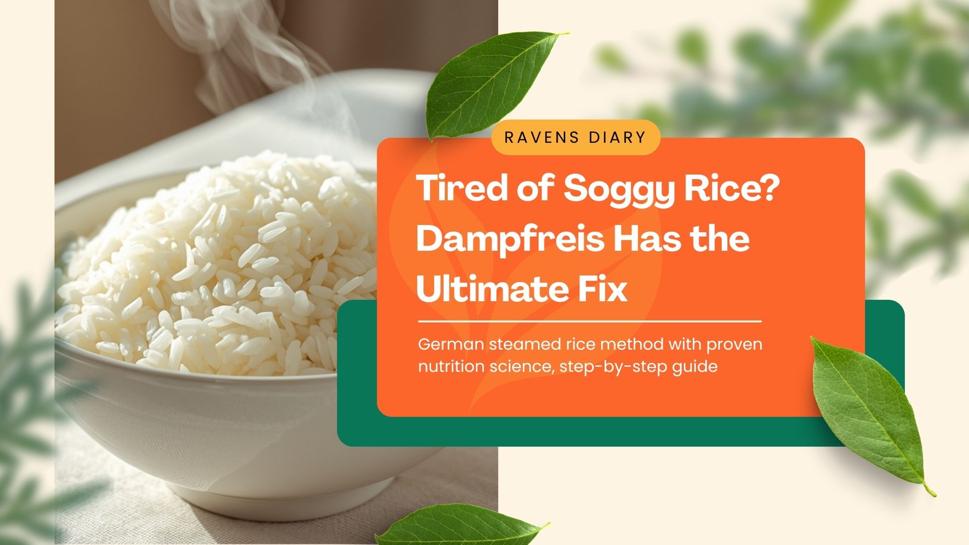 Tired of Soggy Rice? Dampfreis Has the Ultimate Fix and Guide