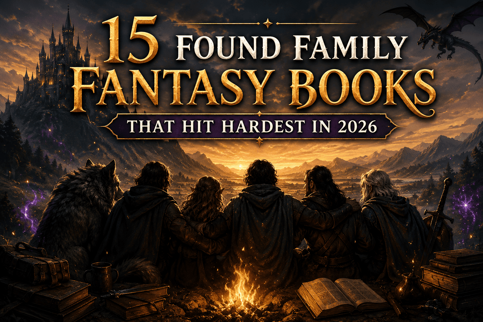 15 Found Family Fantasy Books That Hit Hardest in 2026