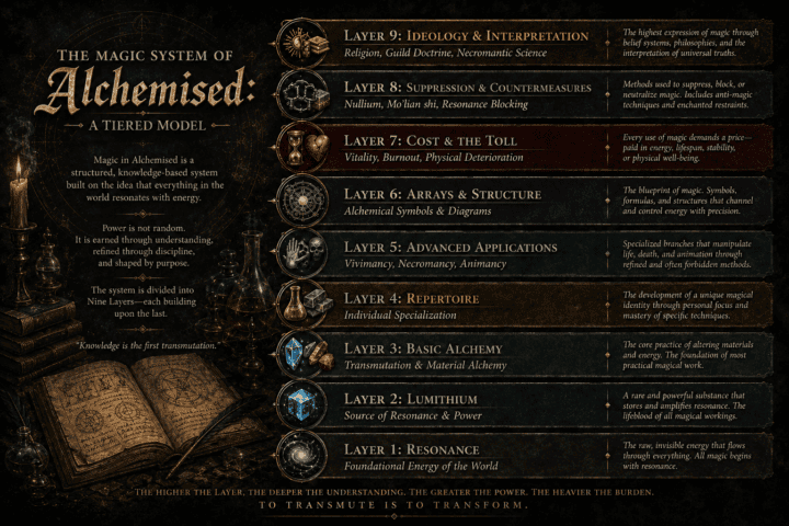 Alchemised Magic System Explained: Resonance, Alchemy & All Types of Magic
