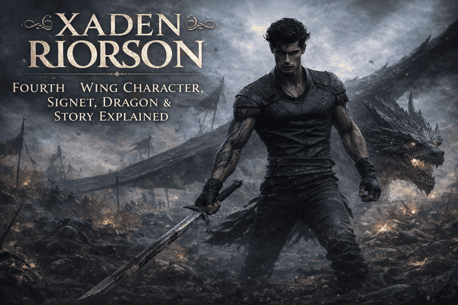 Xaden Riorson: Fourth Wing Character, Signet, Dragon & Story Explained