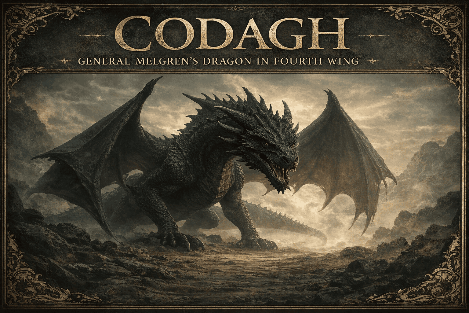 Codagh: General Melgren's Dragon in Fourth Wing